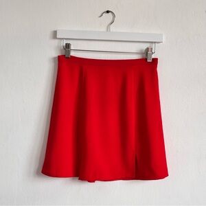 American Apparel red mini skirt